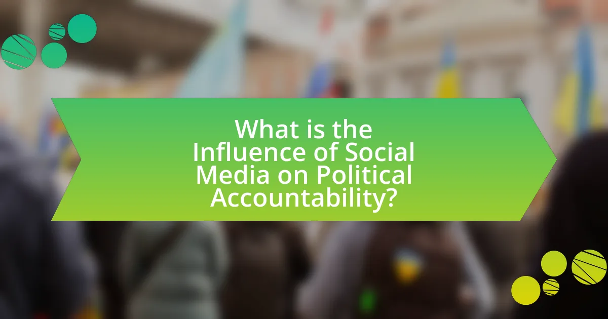 What is the Influence of Social Media on Political Accountability?